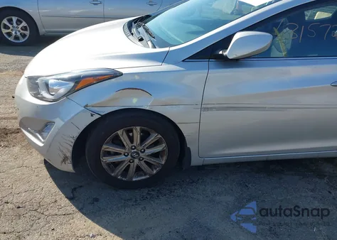2015 Hyundai Elantra Se из США, поврежденный, VIN 5NPDH4AE3FH629940